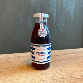 Les boissons jus de pomme cassis bio - Oh My Chef !