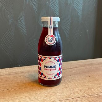 Les boissons jus de pomme cerise griotte bio - Oh My Chef !