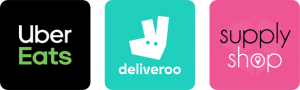 Plateformes livraison complet : UberEats, Deliveroo, Supply Shop